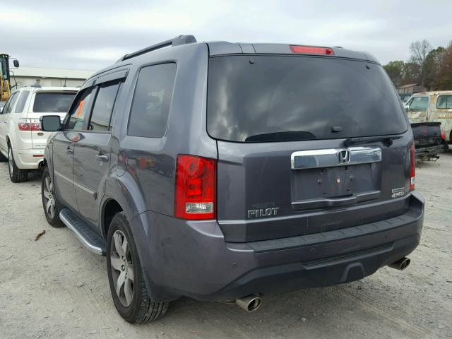 5FNYF4H9XFB028751 - 2015 HONDA PILOT TOUR GRAY photo 3