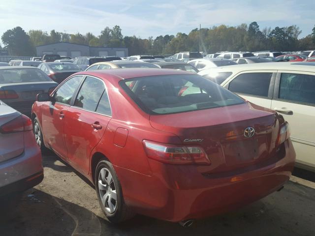 4T1BK46K07U033582 - 2007 TOYOTA CAMRY NEW RED photo 3