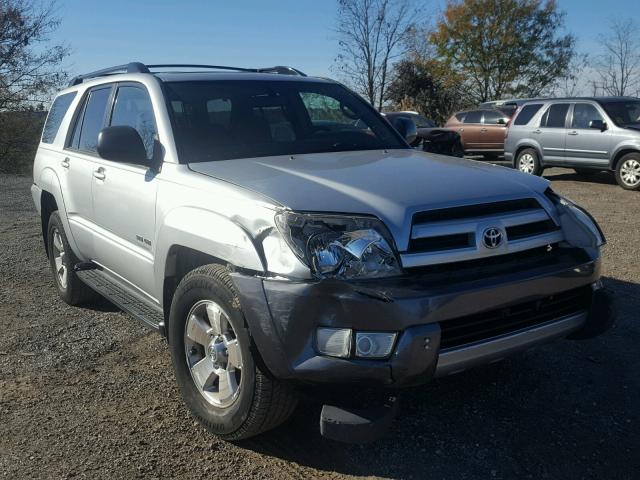 JTEBU14R830018824 - 2003 TOYOTA 4RUNNER SR SILVER photo 1