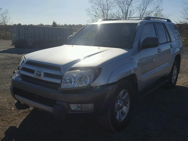 JTEBU14R830018824 - 2003 TOYOTA 4RUNNER SR SILVER photo 2