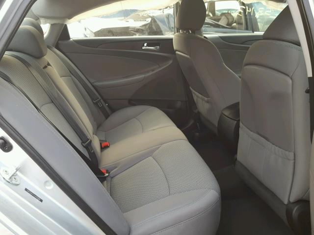 5NPEB4AC6DH603754 - 2013 HYUNDAI SONATA GLS GRAY photo 6