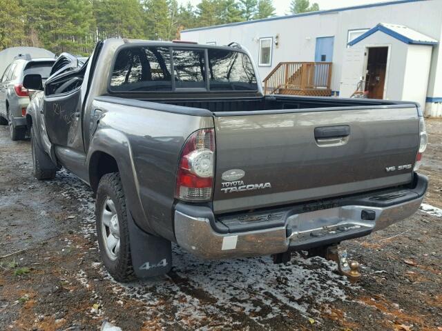 5TELU4EN3AZ690762 - 2010 TOYOTA TACOMA DOU BROWN photo 3