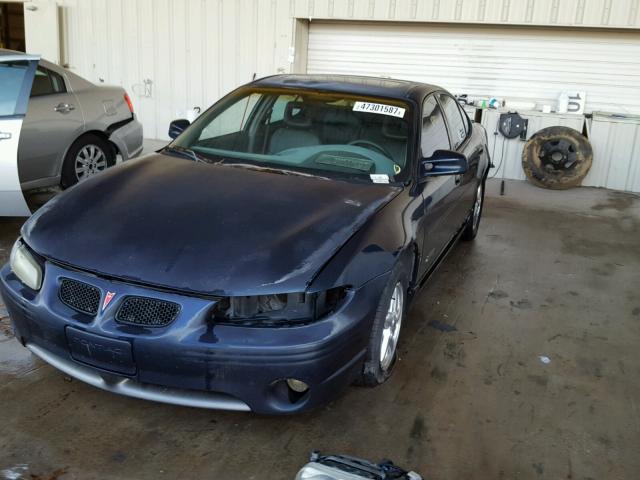 1G2WR52102F131369 - 2002 PONTIAC GRAND PRIX BLUE photo 2