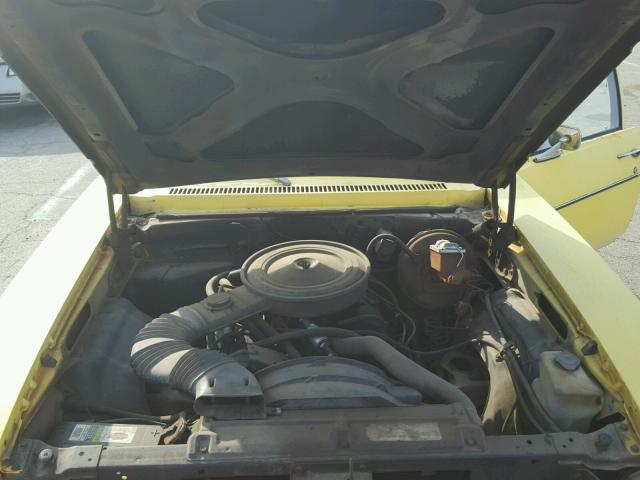 1X69U7L129155 - 1977 CHEVROLET NOVA YELLOW photo 7