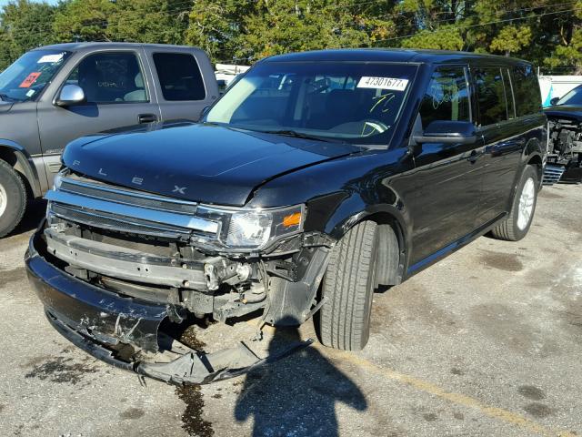 2FMGK5C86DBD01363 - 2013 FORD FLEX SEL BLACK photo 2