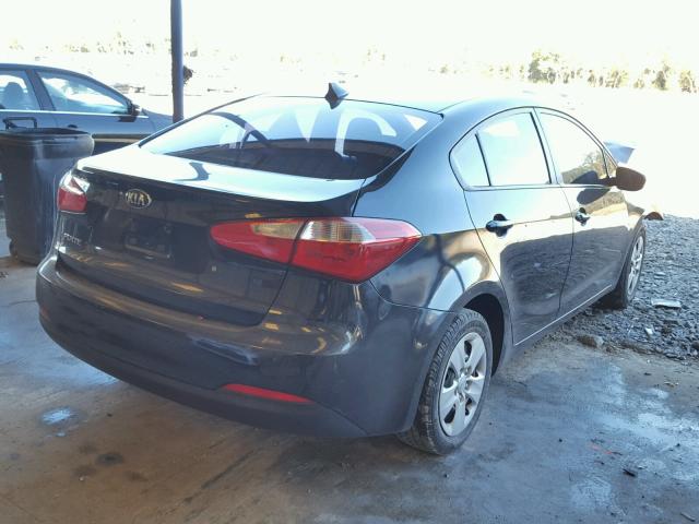 KNAFK4A62E5214297 - 2014 KIA FORTE LX BLACK photo 4