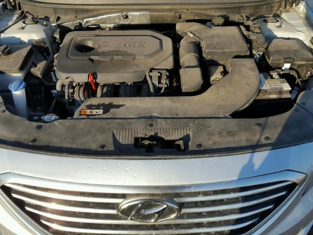 5NPE24AF2FH156420 - 2015 HYUNDAI SONATA SE SILVER photo 7