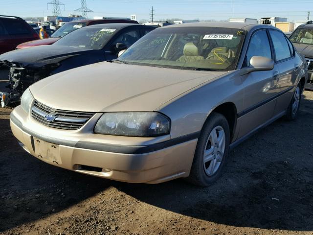 2G1WF55K7Y9276783 - 2000 CHEVROLET IMPALA TAN photo 2