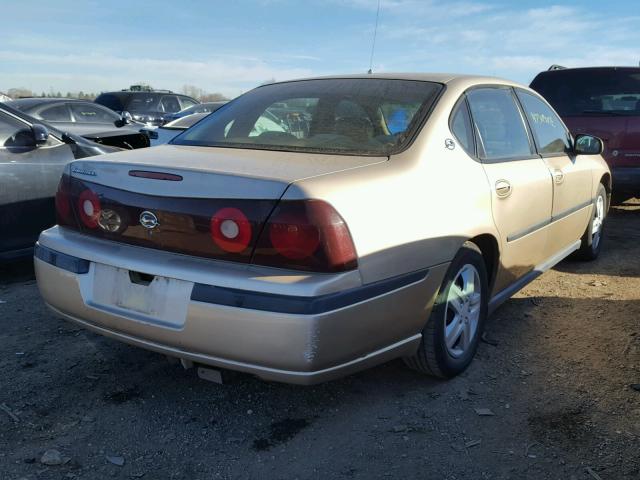 2G1WF55K7Y9276783 - 2000 CHEVROLET IMPALA TAN photo 4
