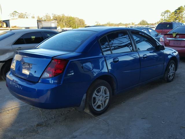 1G8AJ52F34Z221622 - 2004 SATURN ION LEVEL BLUE photo 4