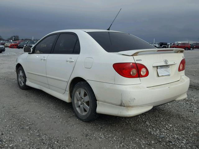 1NXBR32E18Z051029 - 2008 TOYOTA COROLLA CE WHITE photo 3