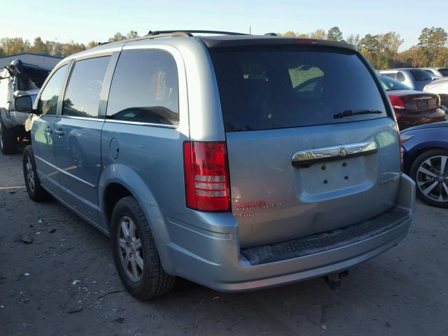 2A4RR8DX8AR392634 - 2010 CHRYSLER TOWN & COU BLUE photo 3