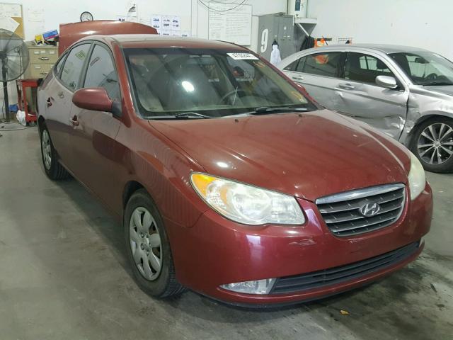 KMHDU46D08U334360 - 2008 HYUNDAI ELANTRA GL MAROON photo 1