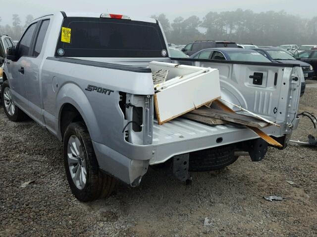 1FTEX1CP9GKE54844 - 2016 FORD F150 SUPER SILVER photo 3