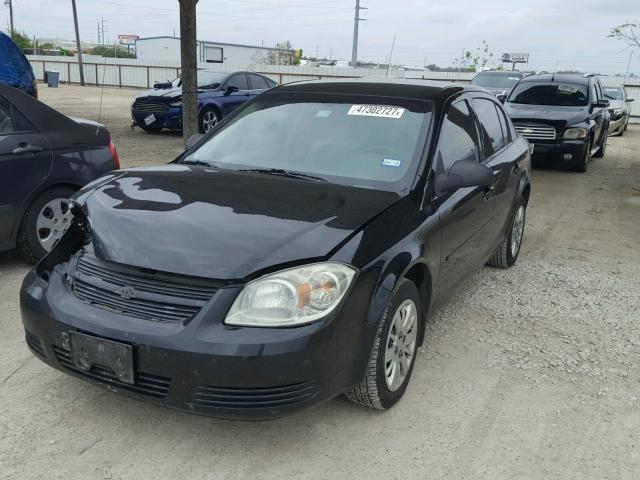 1G1AA5F59A7228940 - 2010 CHEVROLET COBALT LS BLACK photo 2