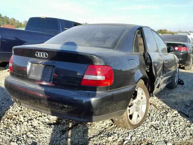 WAUDC28D0YA074677 - 2000 AUDI A4 1.8T QU BLACK photo 4