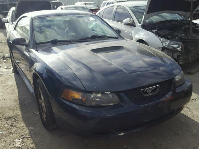 1FAFP40422F143327 - 2002 FORD MUSTANG BLUE photo 1