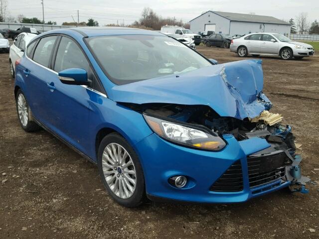 1FAHP3N28CL447968 - 2012 FORD FOCUS TITA BLUE photo 1