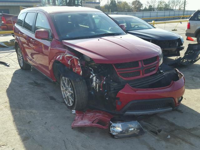 3C4PDCEGXFT665669 - 2015 DODGE JOURNEY R/ RED photo 1