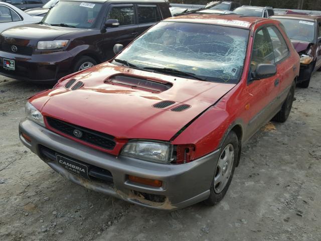 JF1GF485XWH809090 - 1998 SUBARU IMPREZA OU RED photo 2