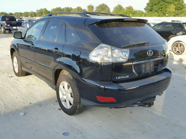 2T2HK31U17C038154 - 2007 LEXUS RX 350 BLACK photo 3