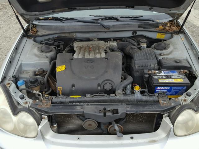 KMHWF35H64A036490 - 2004 HYUNDAI SONATA GLS SILVER photo 7