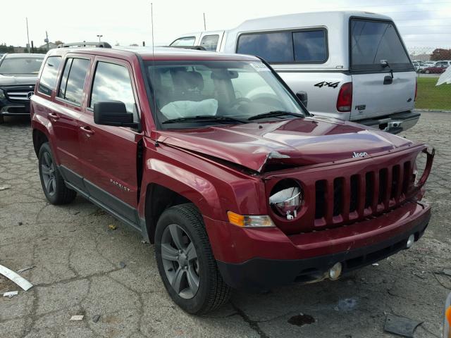 1C4NJRFB2FD121582 - 2015 JEEP PATRIOT LA BURGUNDY photo 1