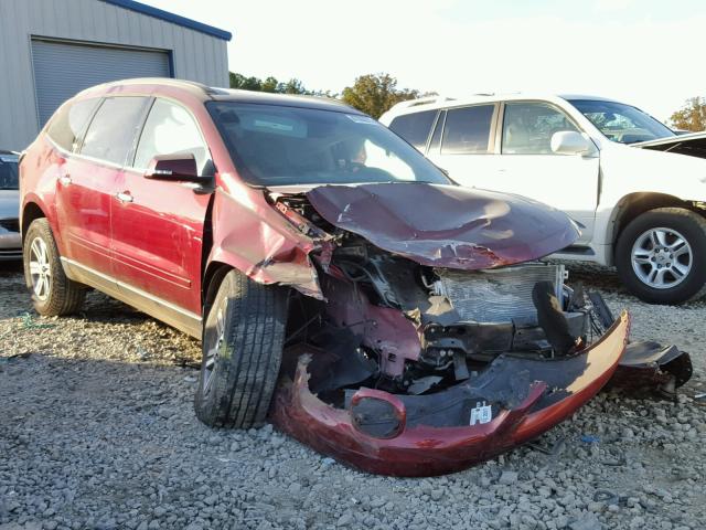 1GNKRHKD0HJ338749 - 2017 CHEVROLET TRAVERSE L RED photo 1