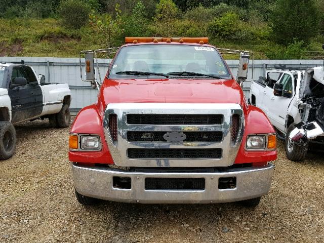 3FRNF65264V598886 - 2004 FORD F650 SUPER RED photo 9