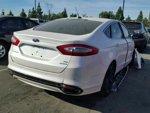 3FA6P0H96GR384617 - 2016 FORD FUSION SE WHITE photo 4