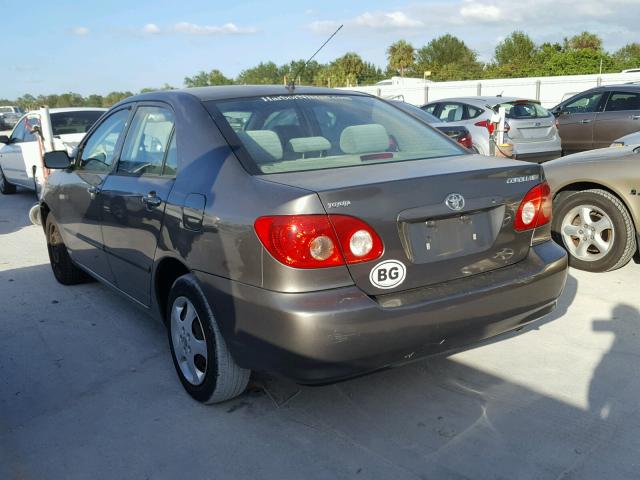 2T1BR32E06C698746 - 2006 TOYOTA COROLLA CE CHARCOAL photo 3