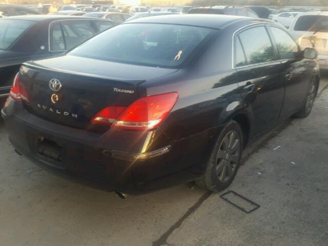 4T1BK36B87U228906 - 2007 TOYOTA AVALON XL BLACK photo 4