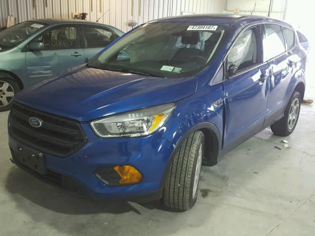 1FMCU0F75HUC57547 - 2017 FORD ESCAPE S BLUE photo 2