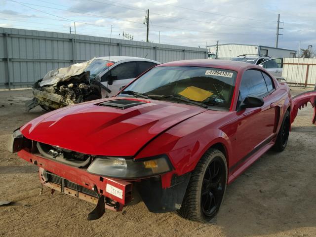 1FAFP42R23F341058 - 2003 FORD MUSTANG MA RED photo 2