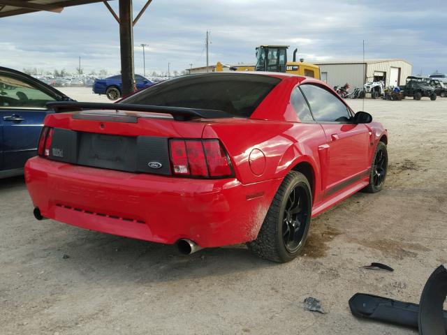 1FAFP42R23F341058 - 2003 FORD MUSTANG MA RED photo 4