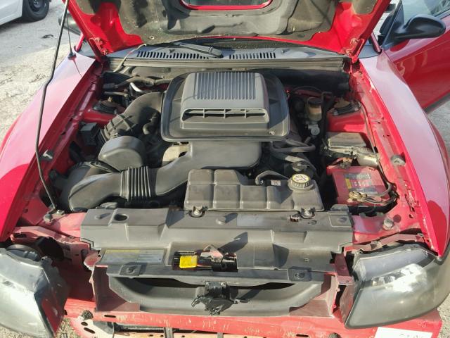 1FAFP42R23F341058 - 2003 FORD MUSTANG MA RED photo 7