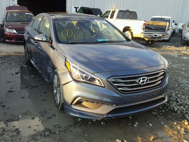 5NPE34AF1GH314809 - 2016 HYUNDAI SONATA SPO BLUE photo 1