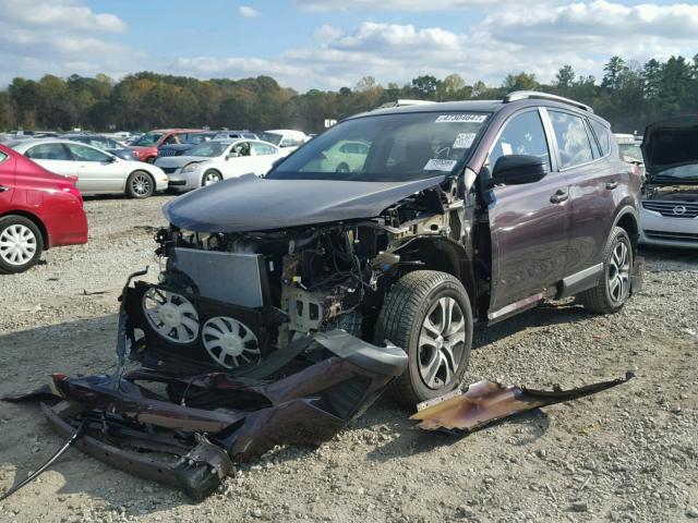 2T3ZFREV5HW379597 - 2017 TOYOTA RAV4 LE Bənövşəyi foto 2