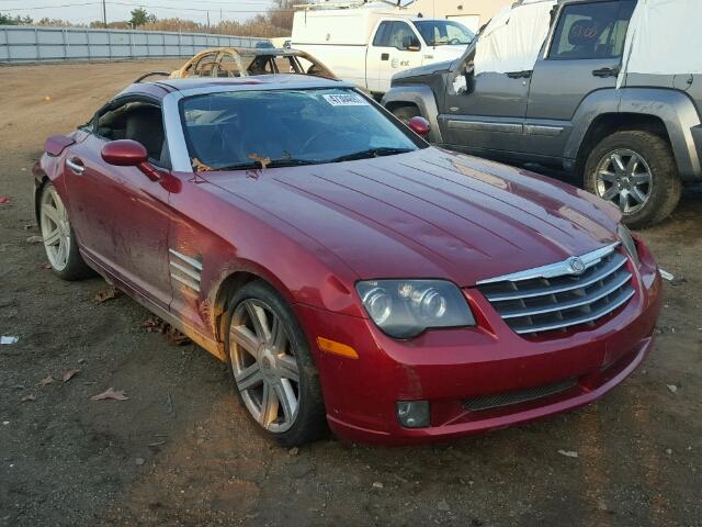 1C3AN69L04X015346 - 2004 CHRYSLER CROSSFIRE RED photo 1