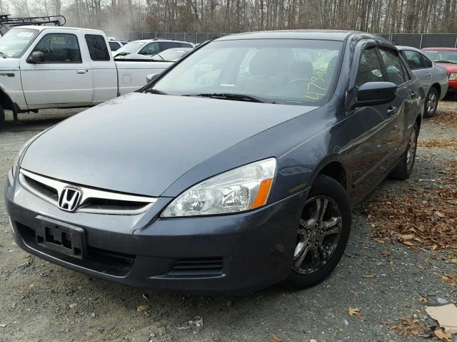 1HGCM56716A154840 - 2006 HONDA ACCORD EX GREEN photo 2