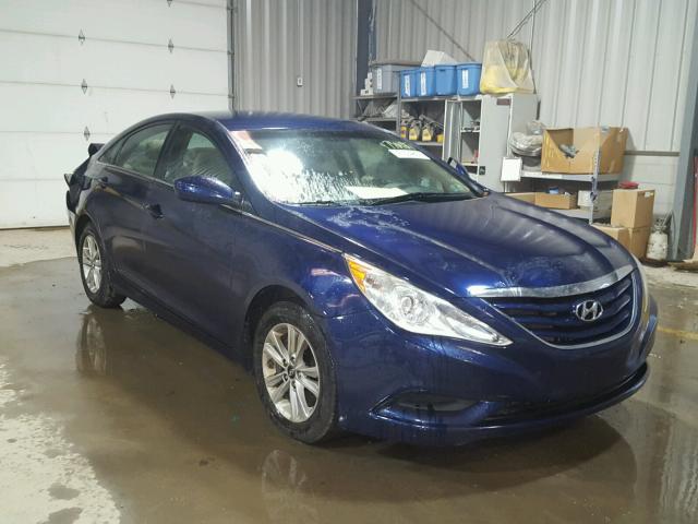 5NPEB4AC0BH221555 - 2011 HYUNDAI SONATA GLS BLUE photo 1