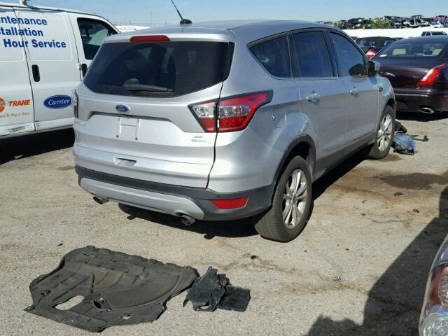 1FMCU0GD9HUA84572 - 2017 FORD ESCAPE SE SILVER photo 4