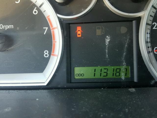 KL1TD56E39B376444 - 2009 CHEVROLET AVEO LS RED photo 8