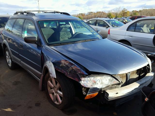 4S4BP61C987328130 - 2008 SUBARU OUTBACK 2. BLUE photo 1