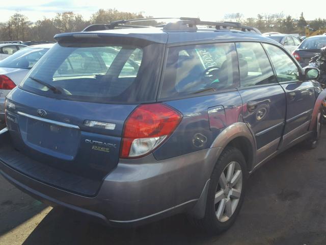 4S4BP61C987328130 - 2008 SUBARU OUTBACK 2. BLUE photo 4