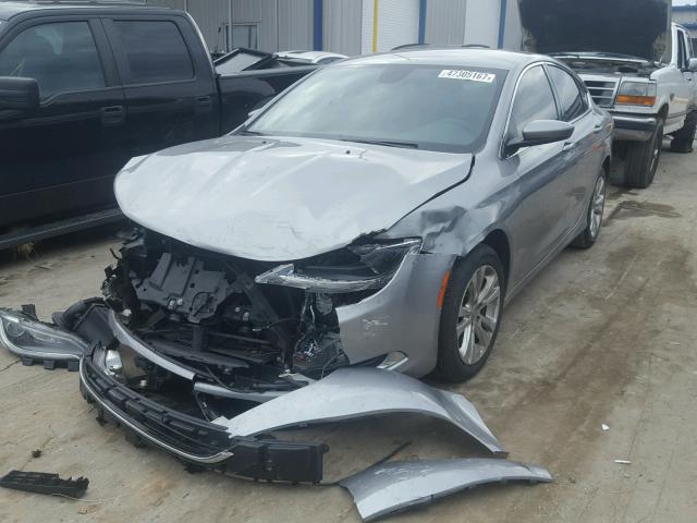 1C3CCCAB3GN124917 - 2016 CHRYSLER 200 LIMITE SILVER photo 2