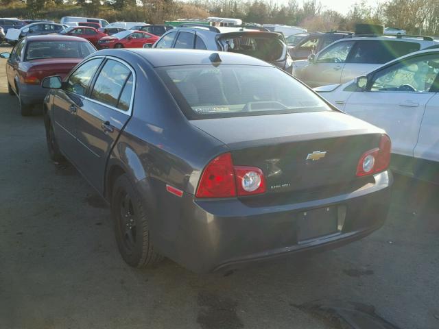 1G1ZB5E04CF304823 - 2012 CHEVROLET MALIBU LS ნაცრისფერი ფოტო 3