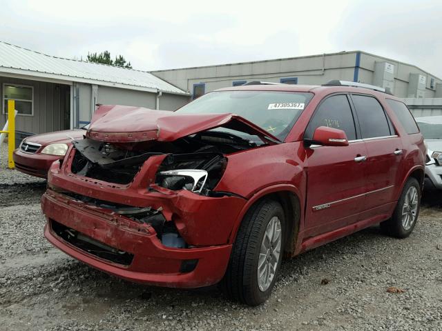 1GKKVTED7CJ377399 - 2012 GMC ACADIA DEN RED photo 2