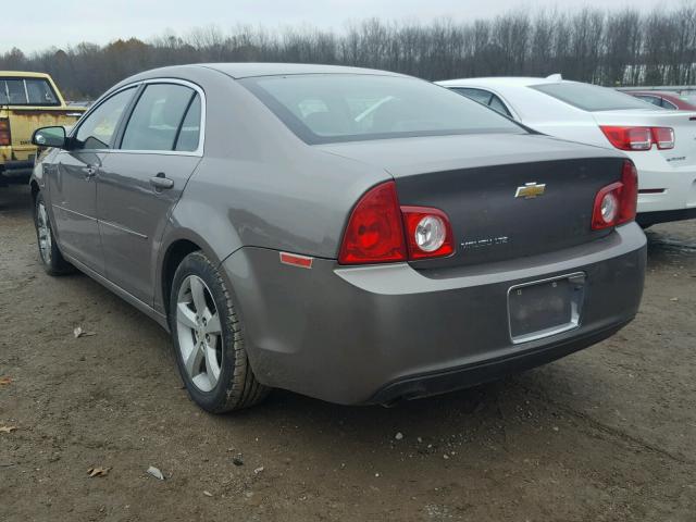 1G1ZC5EU9BF338822 - 2011 CHEVROLET MALIBU 1LT BROWN photo 3