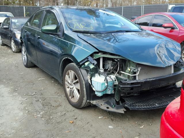 2T1BPRHE4EC033377 - 2014 TOYOTA COROLLA EC 绿色 照片 1